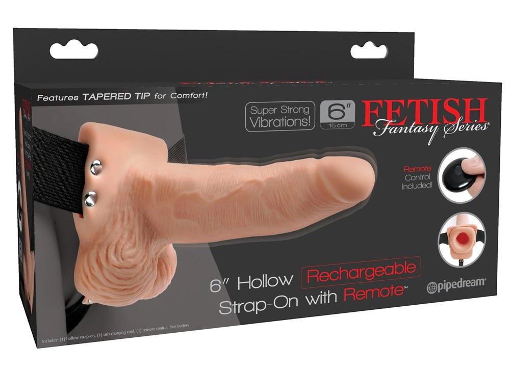 Fetish Fantasy Series - Natural Dildo with Flexible Strap and 10 Vibration Modes