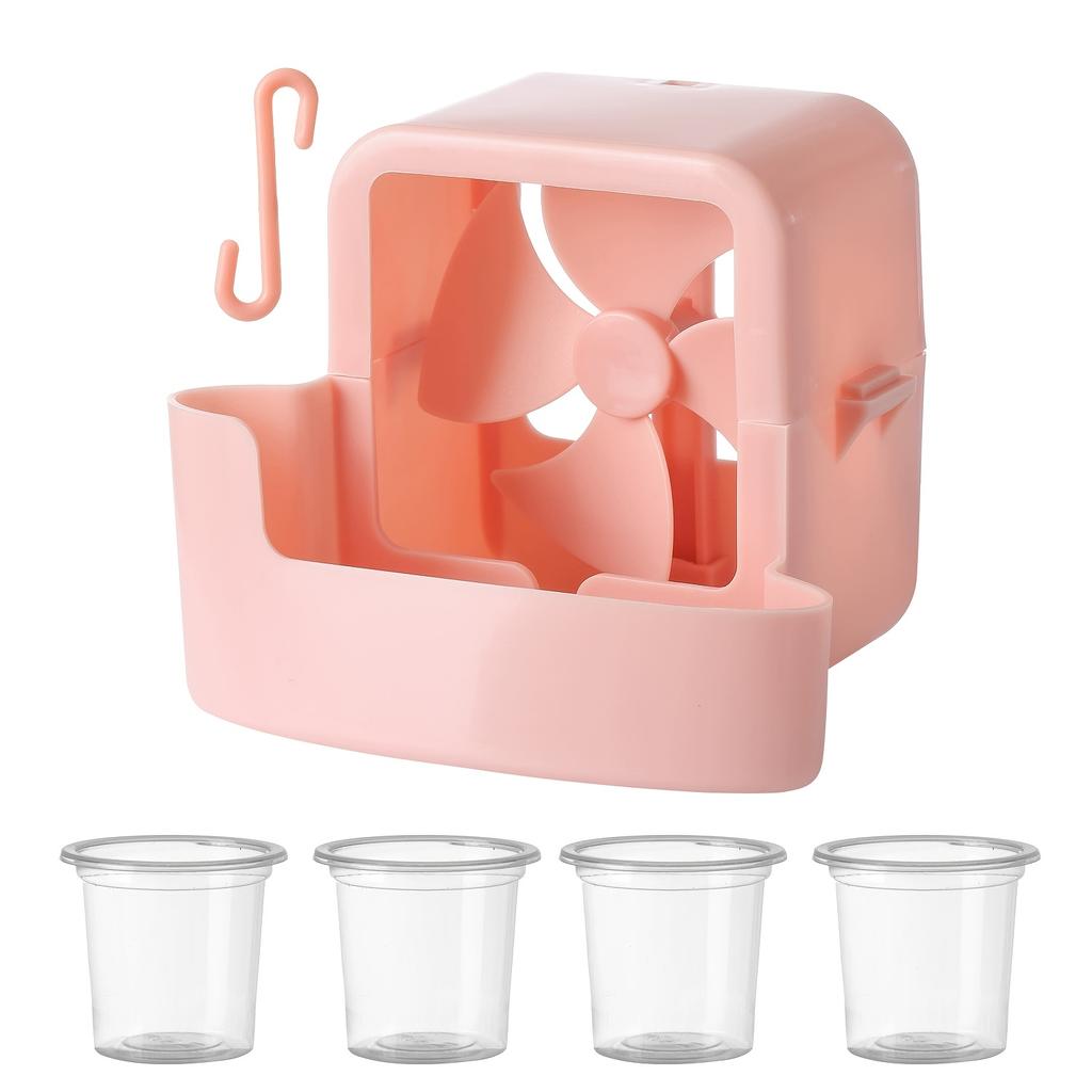 Электрический вентилятор охлаждающий ящик для хранения ящик для хранения льда быстрое охлаждение портативный бытовой с подвесным крючком для электрических вентиляторов держатели для льда