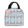 Custom Crayons Shins Chans Insulated Lunch Bags for Camping Travel Cartoon Waterproof Cooler Thermal Bento Box Unisex