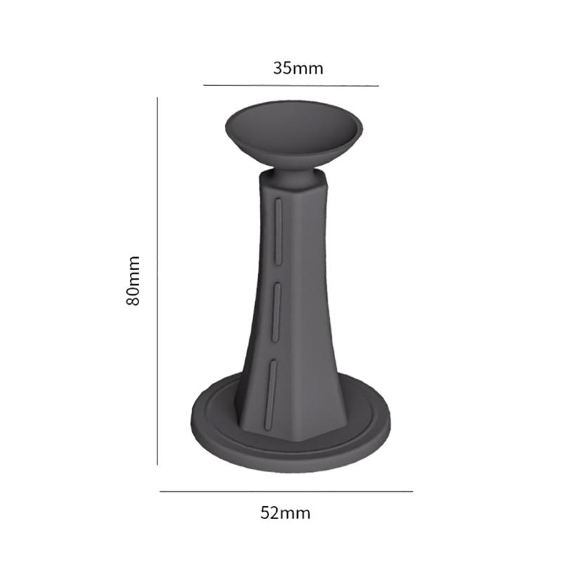 Door Stopper Silicone Mute Self Adhesive Door Bumper Door Suction Door Rear Retainer Wall Protectors Anti-Collision Door Holder