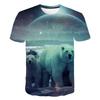 Polar Bear 3d Graphic Short Sleeve Men'S T-Shirt Summer Fashion Cute Animal Casual Personality O Collar Top