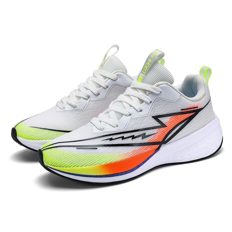 Новые амортизирующие нескользящие легкие кроссовки с сетчатой поверхностью, дышащие, для гонок, физических испытаний, тренировок, спорта, для мужчин