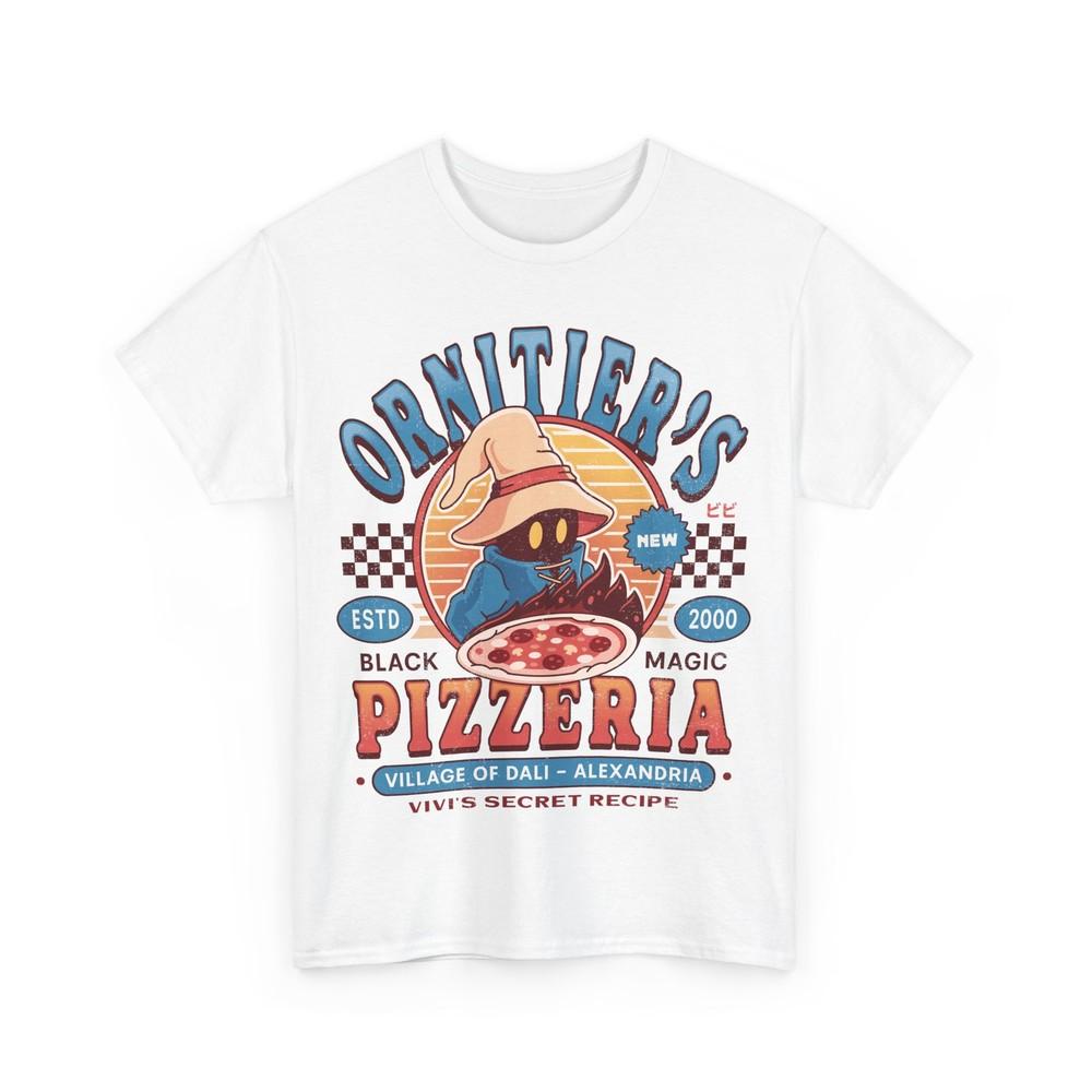 Унисекс футболка Ornitier Pizzeria Vintage. Видеоигра Final Fantasy IX. FF9. Виви