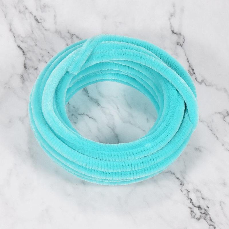 1,5 м бархатные цветы твист-палочка имитация бархата синели стебель полоса красочная мягкая бархатная твист-проволока