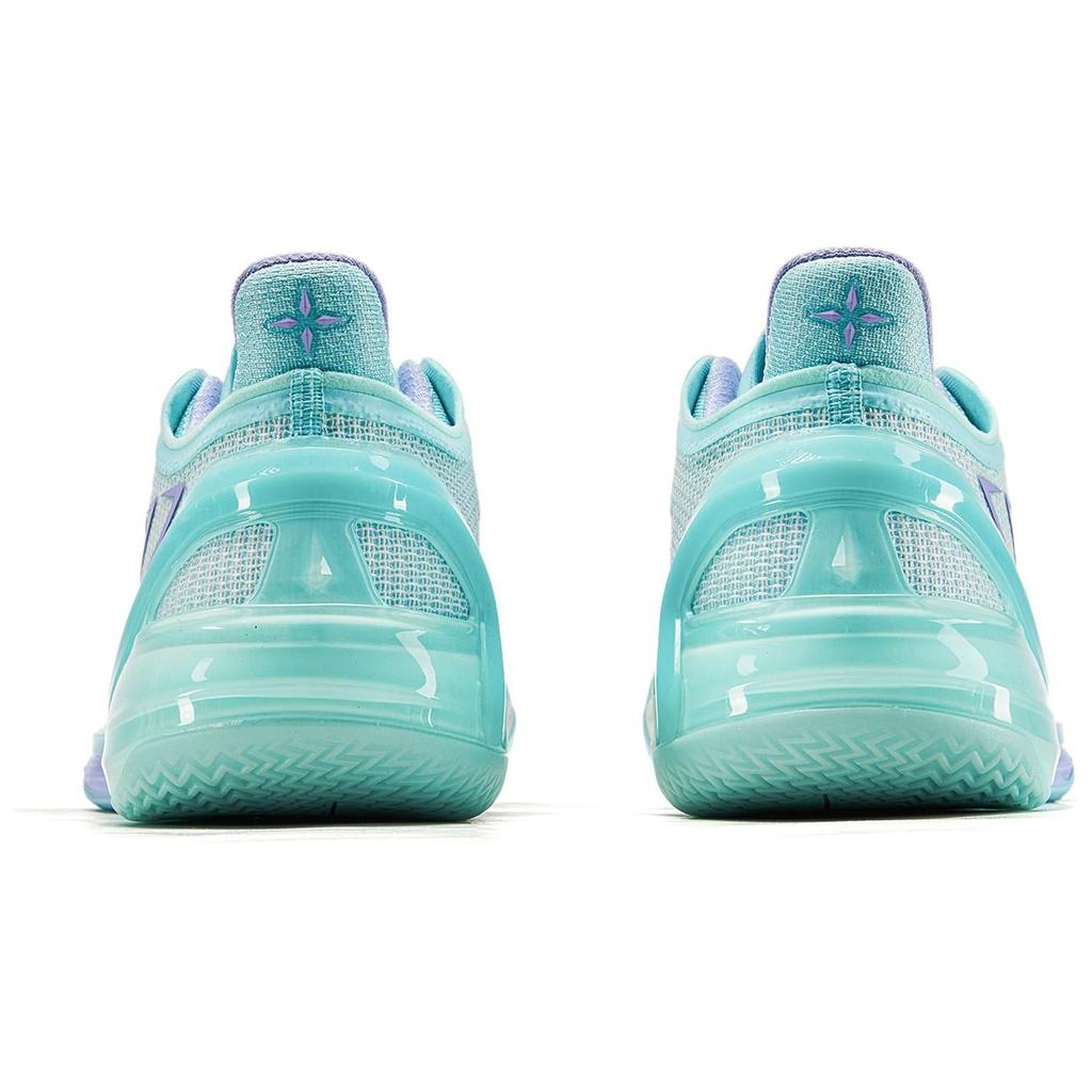 Li-Ning Razor 4 V2 Qinglian Cushioned Anti-Slip Lightweight Responsive Low-Top Professional Basketball Shoes Men Sneaker Blue Purple ABAU037-1