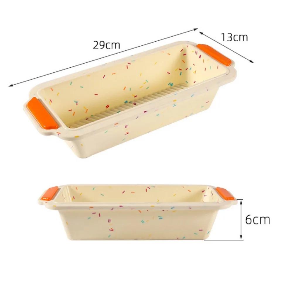 Non Stick Bread Baking Mold Heat Resistant Cake Mold Homemade Silicone Toast Baking Tray  Diy
