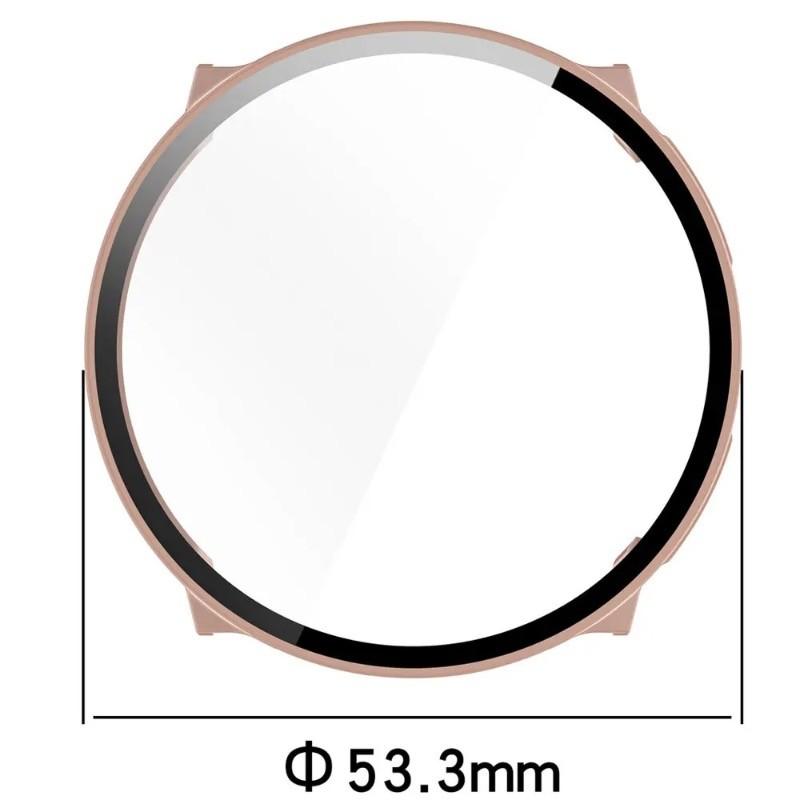 Glass Film with PC Shell for Suunto RUN All-around Bumper Anti-scratch Protective Cover + Screen Protector for Suunto Vertical