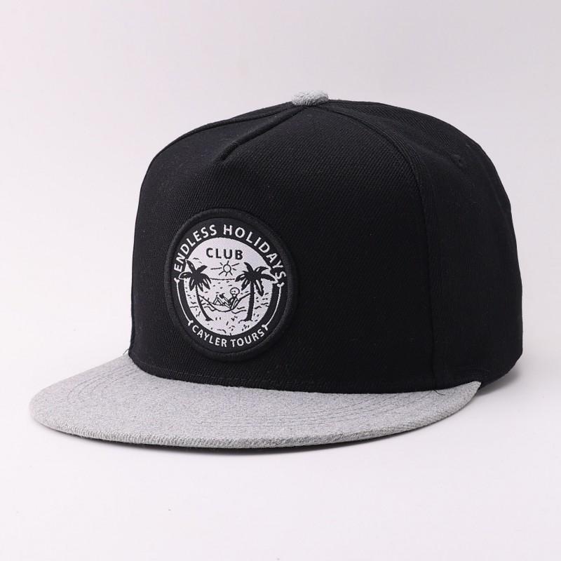 Flat Brim Baseball Cap Hip Hop Style Embroidered Sun Hat Men Women
