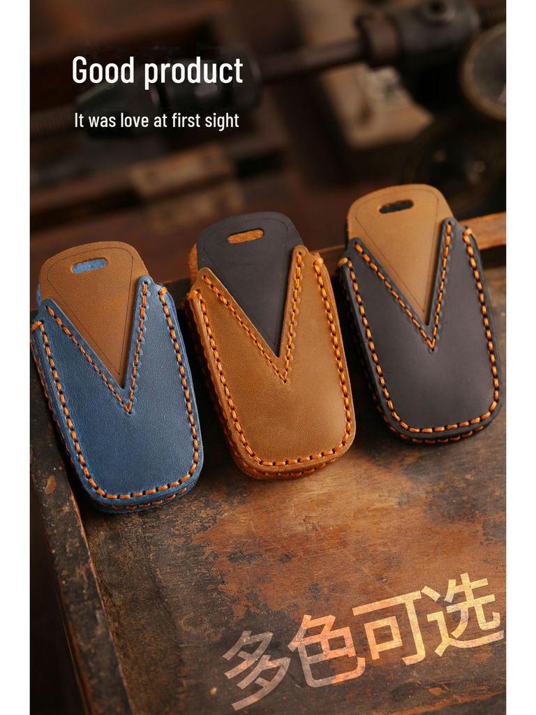 Чехол для ключа Changan CS75: Кожаная защитная сумка для моделей DT/XT/CS55/CS35 Plus/CS85