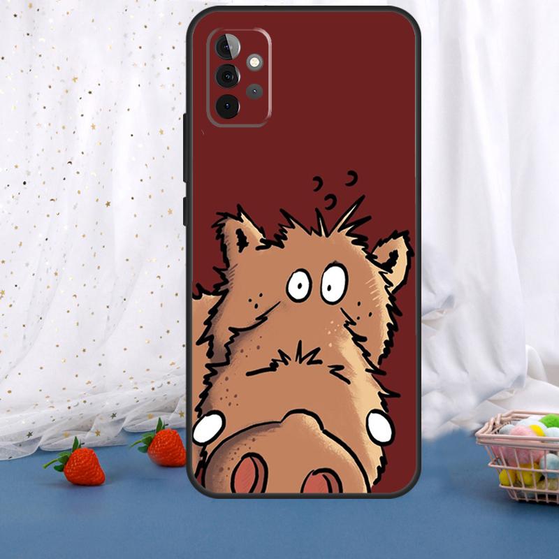 Милый кабан смешной Мультяшный Для Samsung Galaxy A55 A35 A05 A52 A32 A22 A54 A14 A16 A26 A36 A56 A06 A15 A53 A33 A13 Чехол