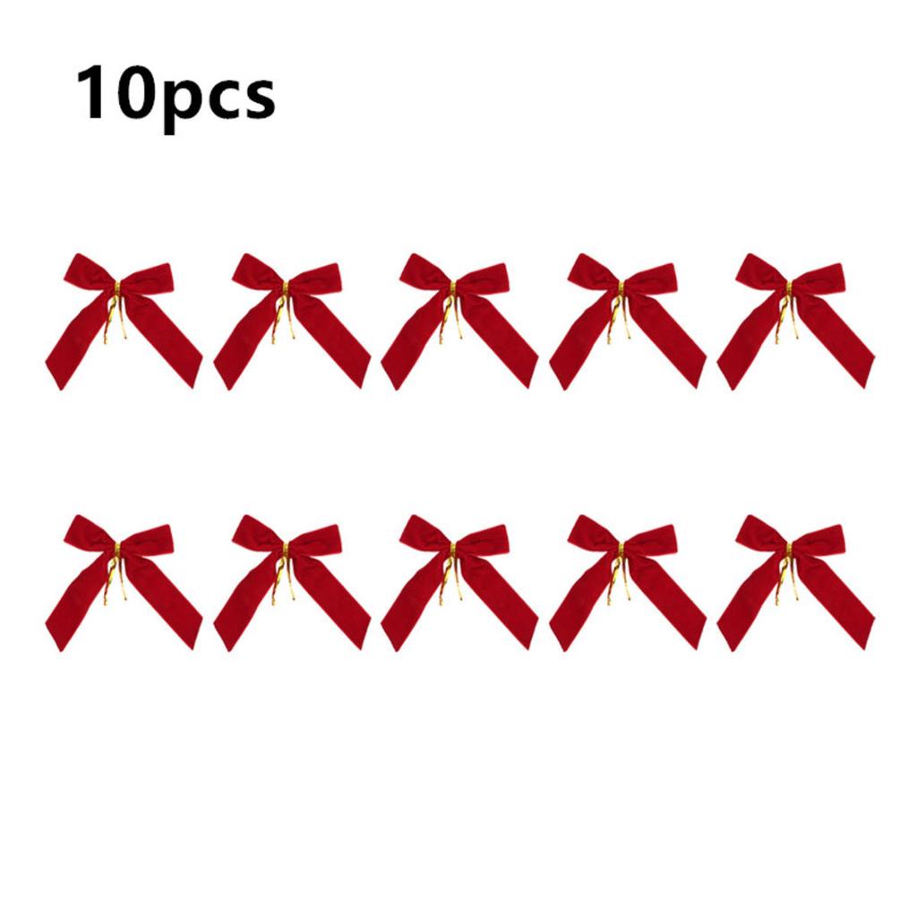 Small Velvet Christmas Bows for Christmas Tree  Wreath  Gift Wrapping  Crafts  Wedding  Party  Home Decor