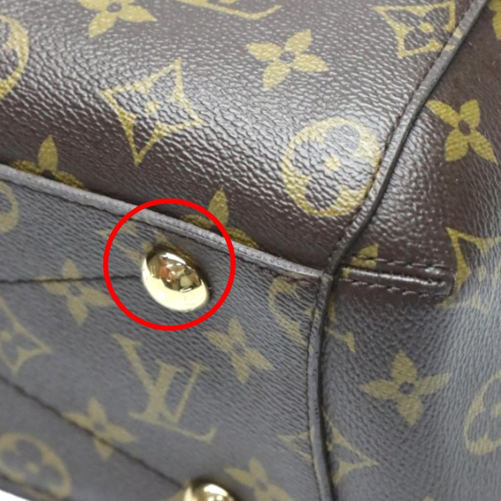 LOUIS VUITTON Monogram Montaigne BB Shoulder Bag Monogram canvas Brown M41055 Used