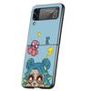 Game Valorant Cute Cover Phone Case For Samsung Galaxy Z Flip 7 6 5 4 3 5G Flip7 Flip6 Flip5 Flip4 Flip3 Black Fundas Shell Gala