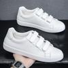 Fashion Men Leather Shoes Fashion Casual Shoes Autumn New White Shoes Hook & Loop Loafers Man Flats Comfortable Sneakers Tênis Masculino
