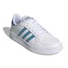 Adidas Neo Breaknet Non-Slip Durable Low-Top Skate Shoes Women Sneakers White Blue FZ2465