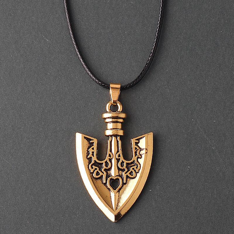 Jojos Bizarre Adventure Necklace Men Arrow Killer Queen Cosplay Keychain