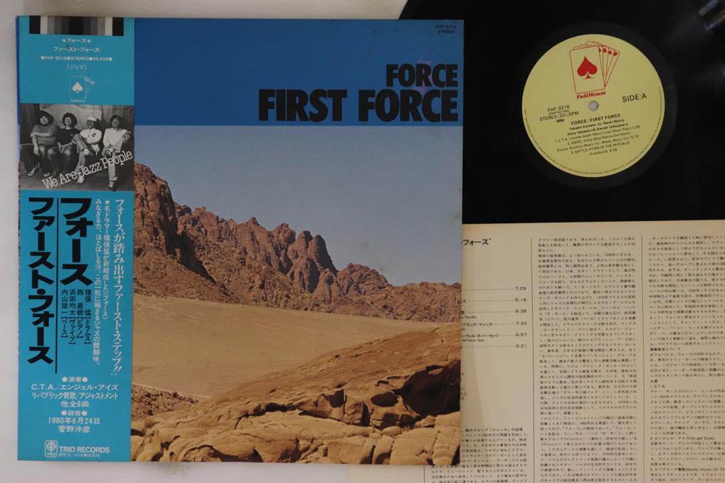LP Record FORCE - First Force PAP9218 TRIO 1980 Japan Obi Jazz Used