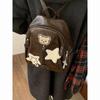 Academy Rad Women's Retro Star Embroidery Backpack - Large Capacity 2025