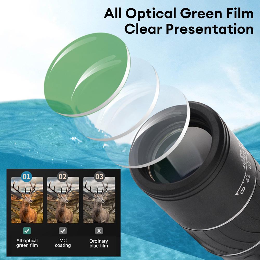 40X60 HD Optics BAK4 Телескоп Портативный Монокулярный Телескоп Высокой Мощности Для Охоты Наблюдения За Птицами 40X