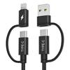 Basesailor ELECOM 4in1 USB Type C кабель для зарядки 1M, 60 Вт быстрая зарядка код Type C Lightning Micro кабель высокоскоростная передача данных прочный нейлон