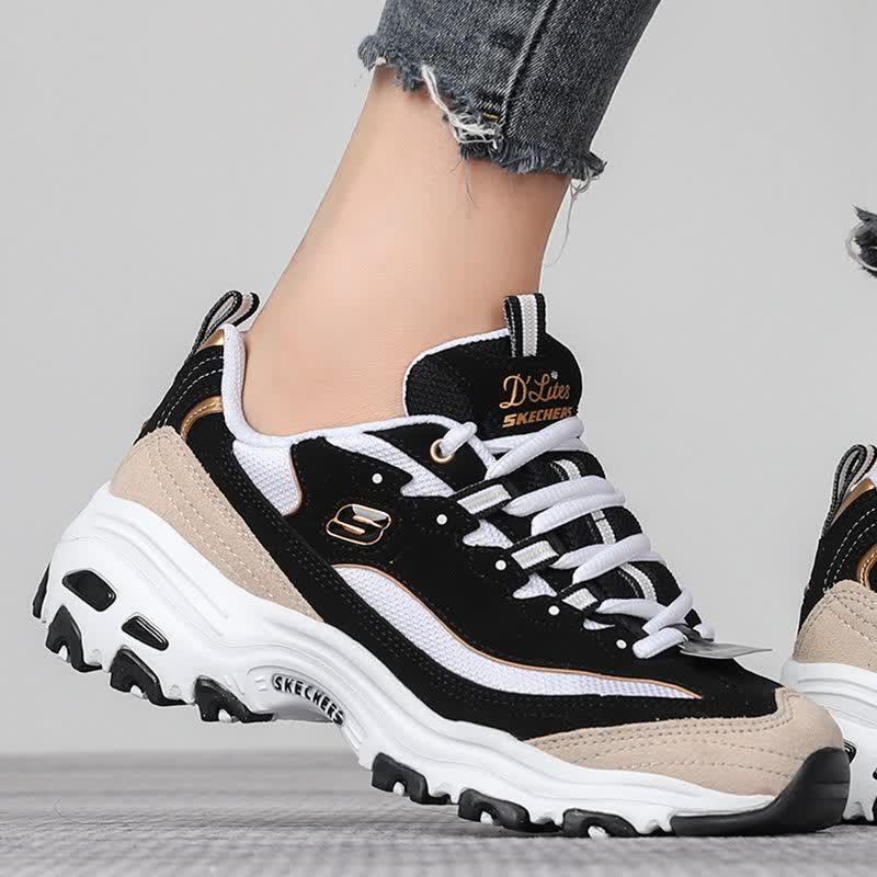 Skechers Женские повседневные кроссовки в стиле панды 66666228-BKGD