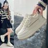 2025 Spring Little White Shoes New Korean Version Ins Women's Shoes Student Platform Sports Board Shoes Casual Street Shot Lace-up Shoes
