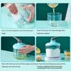 Manual Egg Cream Whisk Hand Mixer Semi Automatic Multipurpose Stainless Steel Portable Kitchen Tool for Baking Mixing Drinks