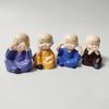 Creative 4 Little Monk Resin Ornaments, Desktop Decoration Crafts