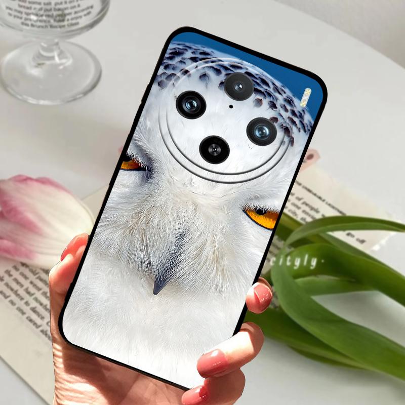 Чехол для Vivo X100 X100s Pro Милое Животное Мягкий Силиконовый Чехол для Телефона для VIVO X100 Ultra X 100 5G Модный Ударопрочный Бампер