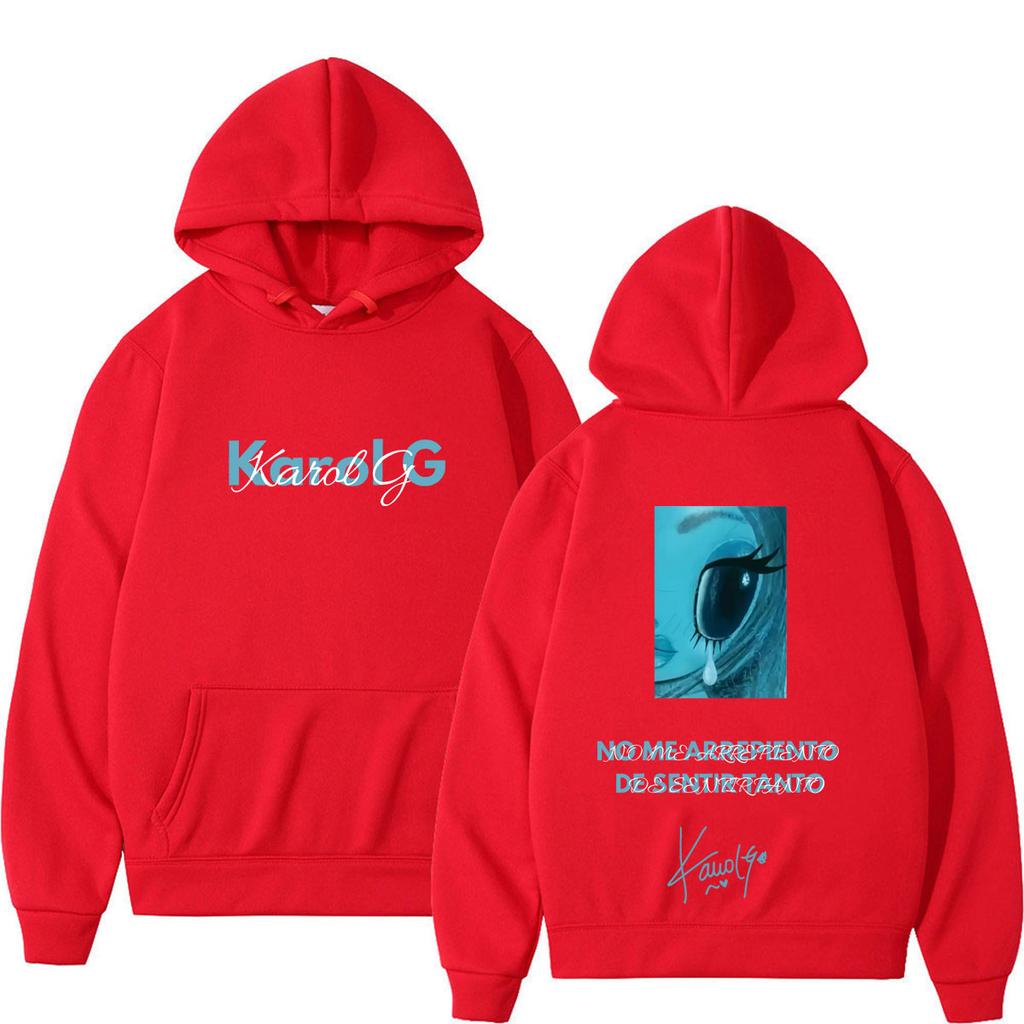 Karol G Album No Me Arrepiento De Sentir Tanto 2026 Hoodie Unisex Vintage Fashion Loose Casual Aesthetic Trend Sweatshirts