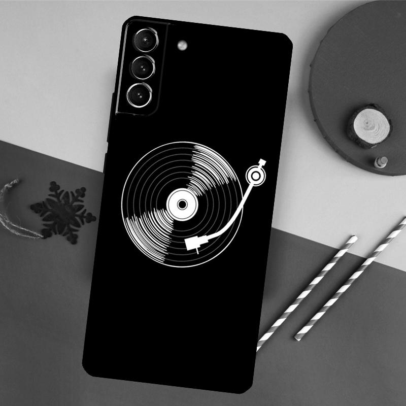 Vinyl Record Retro Phone Case For Samsung Galaxy S25 S26 Ultra S20 S21 S22 S23 S24 Plus S10 S25 FE Back Cover