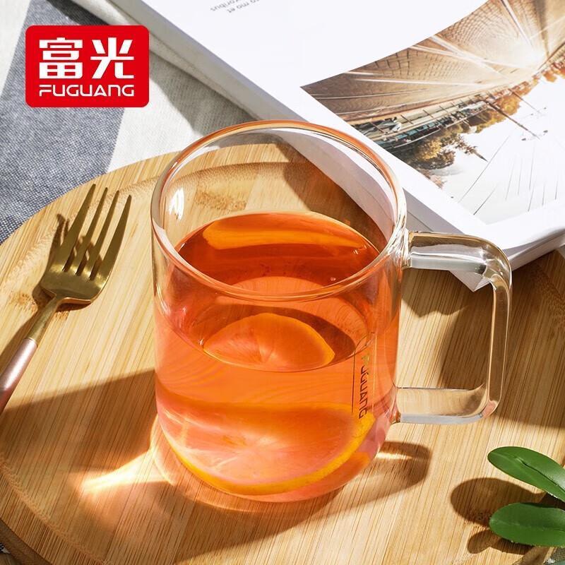 Кружка из боросиликатного стекла Fuguang с ручкой