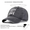 Unisex OF COURSE IM RIGHT IM DAVE Print Wash Baseball Caps Spring and Autumn Outdoor Adjustable Casual Hats Sunscreen Hat