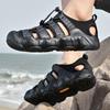 New Sports Outdoor Breathable Men's Genuine Leather Sandal Casual Comfortable Soft 36-46yards Boy Colorful Beach Sandals