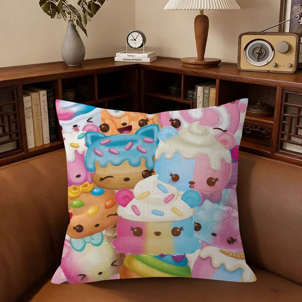 Cute Num Noms Cartoon Cushion Cover Decorative Pillow Sofa Home Decor Case Pillow Cases