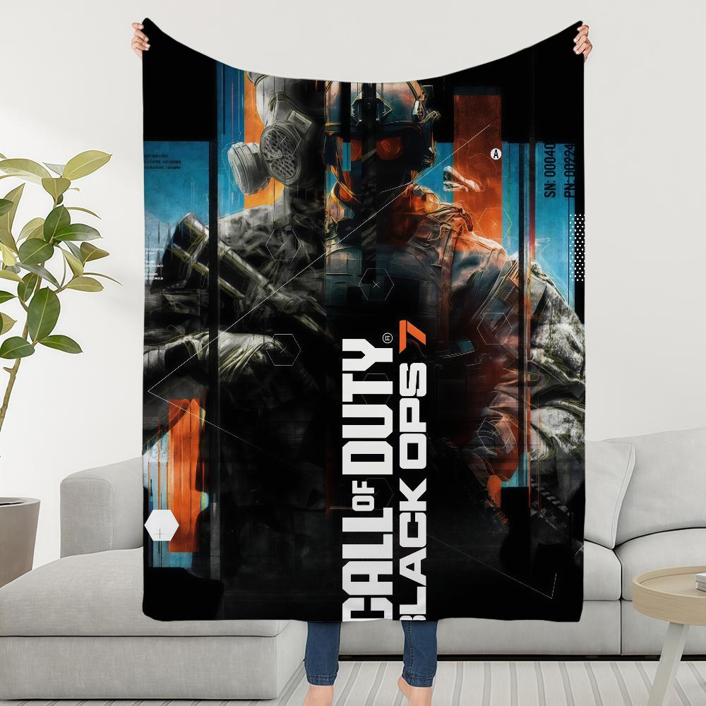 D-DutyS Ops Blanket Throw C-Call Super Cosy Plush Black 7 Living Room Sofa Of Couch Childish Birthday Gifts