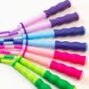 2.8M Skill Jumping Bamboo Rope PVC Beginners Adult Children Soft Beaded No Tangle Segmented Fitness Jump Rope