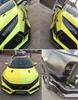 4pcs Front Bumper Canards Splitter Fins Air Knife For Honda Civic Type-R 2016-21