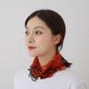 Lace Variety Scarf For Women Lady Silk Chiffon Scarf Lace Gifts Hair Variety Neck Bandana Fashion Scarves