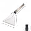 Jieba Vacuum Upholstery Scraper Nozzle - Transparent, Triangular, for Sofa and Fabric Cleaning