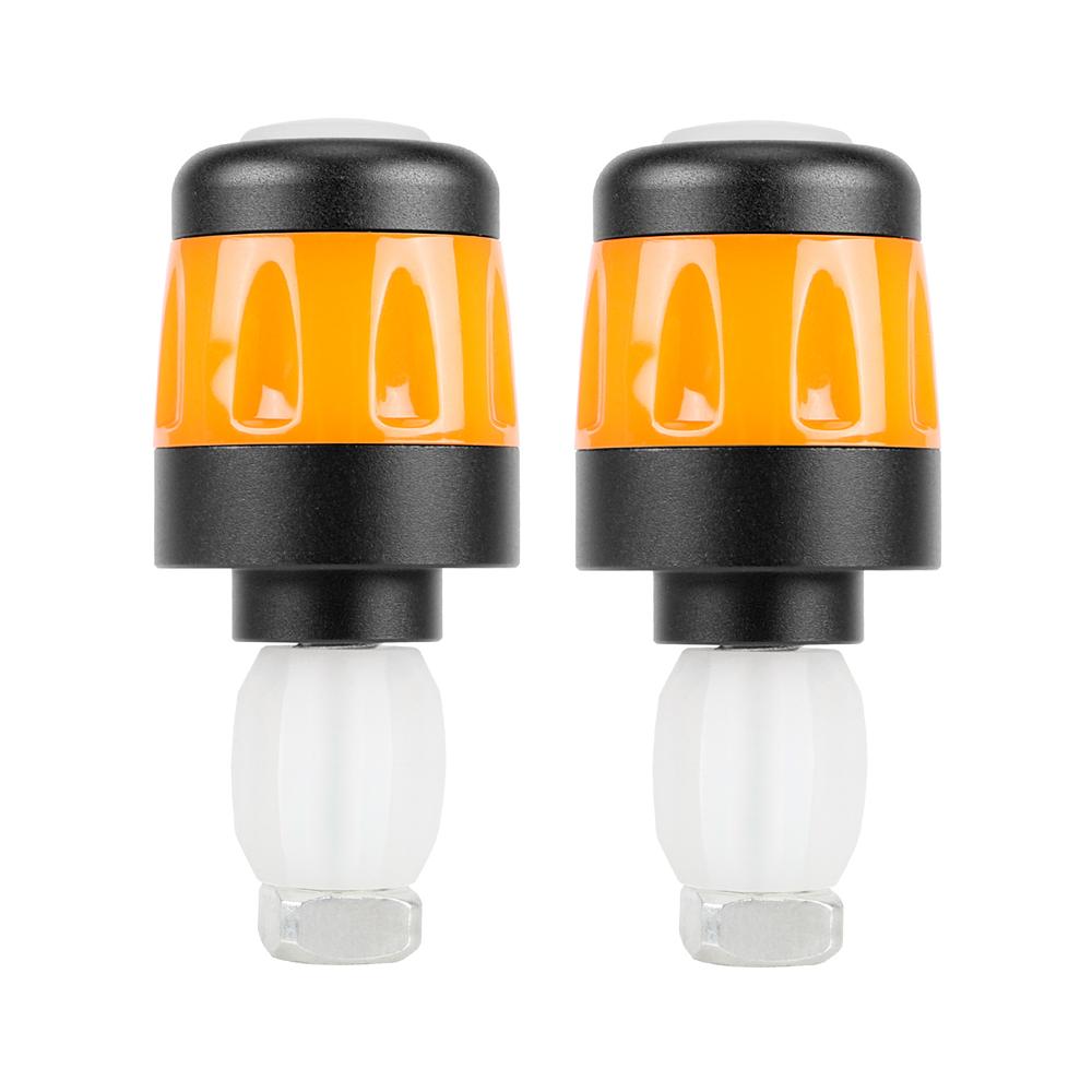 2 шт., освещение на руле электрического скутера, светодиодная сигнальная лампа, вилка на руле, водонепроницаемая и пылезащитная