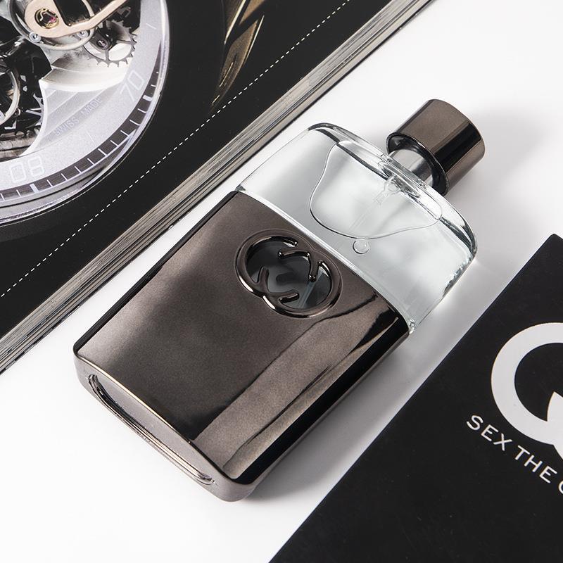 Guilty Black Черный Черный Грех Любовь Мужская Туалетная Вода Свежий Древесный Сандал Парфюмерная Вода 75 мл