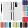 Solid Color Luxury Wallet Flip Case For Sharp Aquos Wish 5 4 3 Wish2 Sense 9 Plus R10 R9 Pro Leather Lanyard Card Slots Cover
