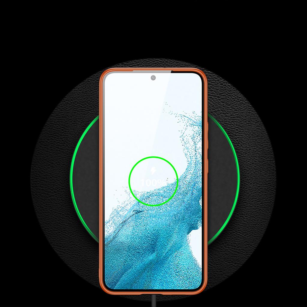 Dux Ducis Yolo Eco-Leather Samsung S22+ Case - Orange