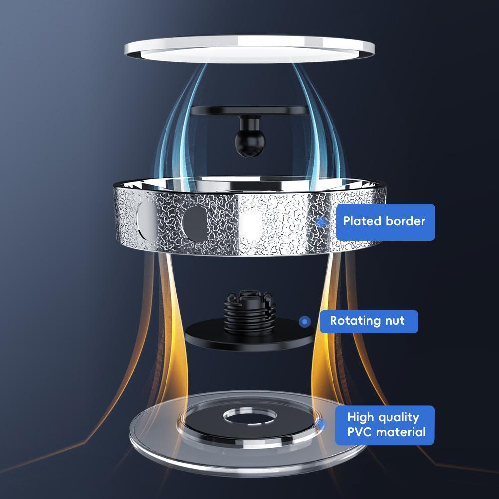 2 шт. вращающееся на 360° зеркало заднего вида для слепых зон автомобиля с широким углом обзора, регулируемое круглое зеркало с присоской, выпуклое зеркало