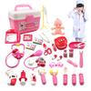 RUI YUE Pretend Doctor Doctor 34 Piece Tools with Light Sound Mini Doctor Pretend Play Nurse Clothes Hat Suitable for Children Over 6 Years Old To