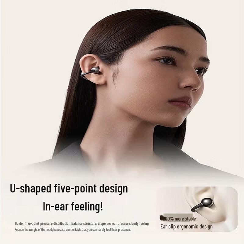 AI-Наушники Saina Z60S с костной проводимостью, Bluetooth, клипсы на ухо