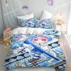 3D Аниме Мультфильм Shugo Chara Набор из 3 предметов Детский Хинамори Аму Дышащий Анимационный Комплект Постельного Белья Мягкое Покрывало на Одеяло Размеры Queen King
