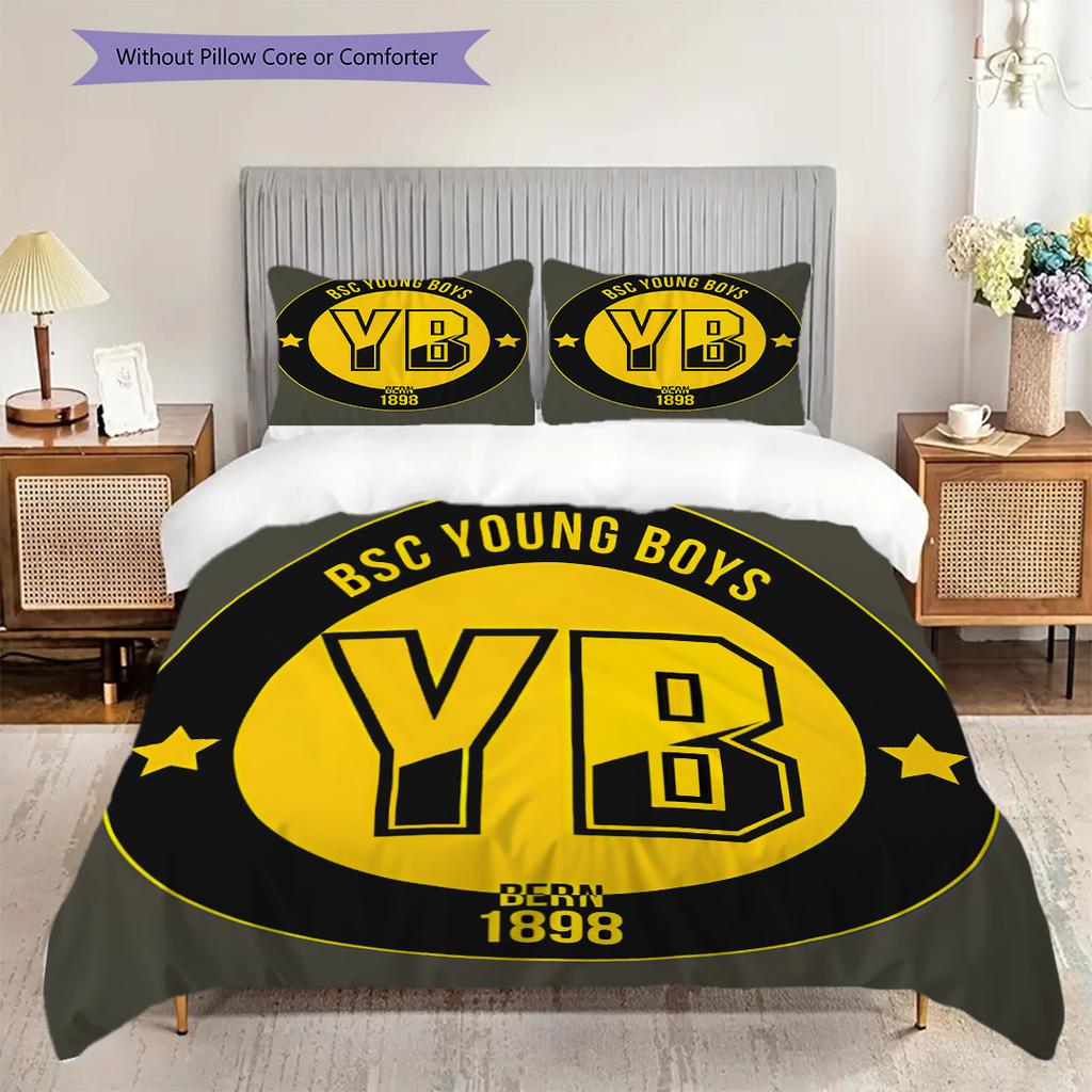 BSC YB Узор Комплект постельного белья Одеяло Покрывало Наволочка Домашний Декор Подарок на День Рождения (1 пододеяльник + 2 наволочки, без наполнителя)