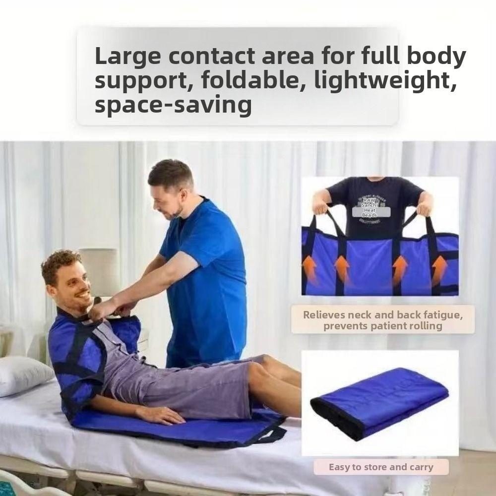 Многоразовая подушка для ухода за пожилыми людьми с переворачиванием, усиленные ручки, простыня для перемещения пациента, уход за пожилыми людьми